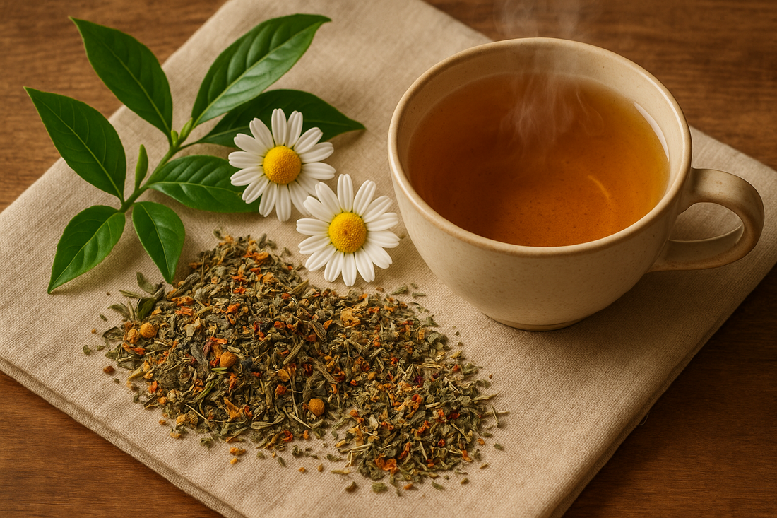 🌿 Herbs & Flowers That Travel the GABA Highway: Natural Calming Allies for Your Brain